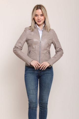 Picture of Vizon Deri Kadın Ceket