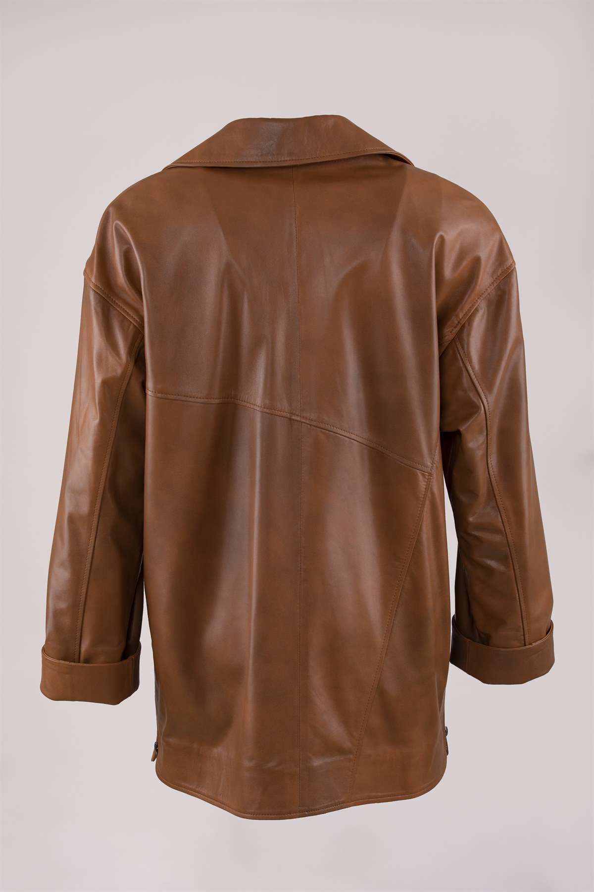 Picture of BestDeri female whiskey leather jacket