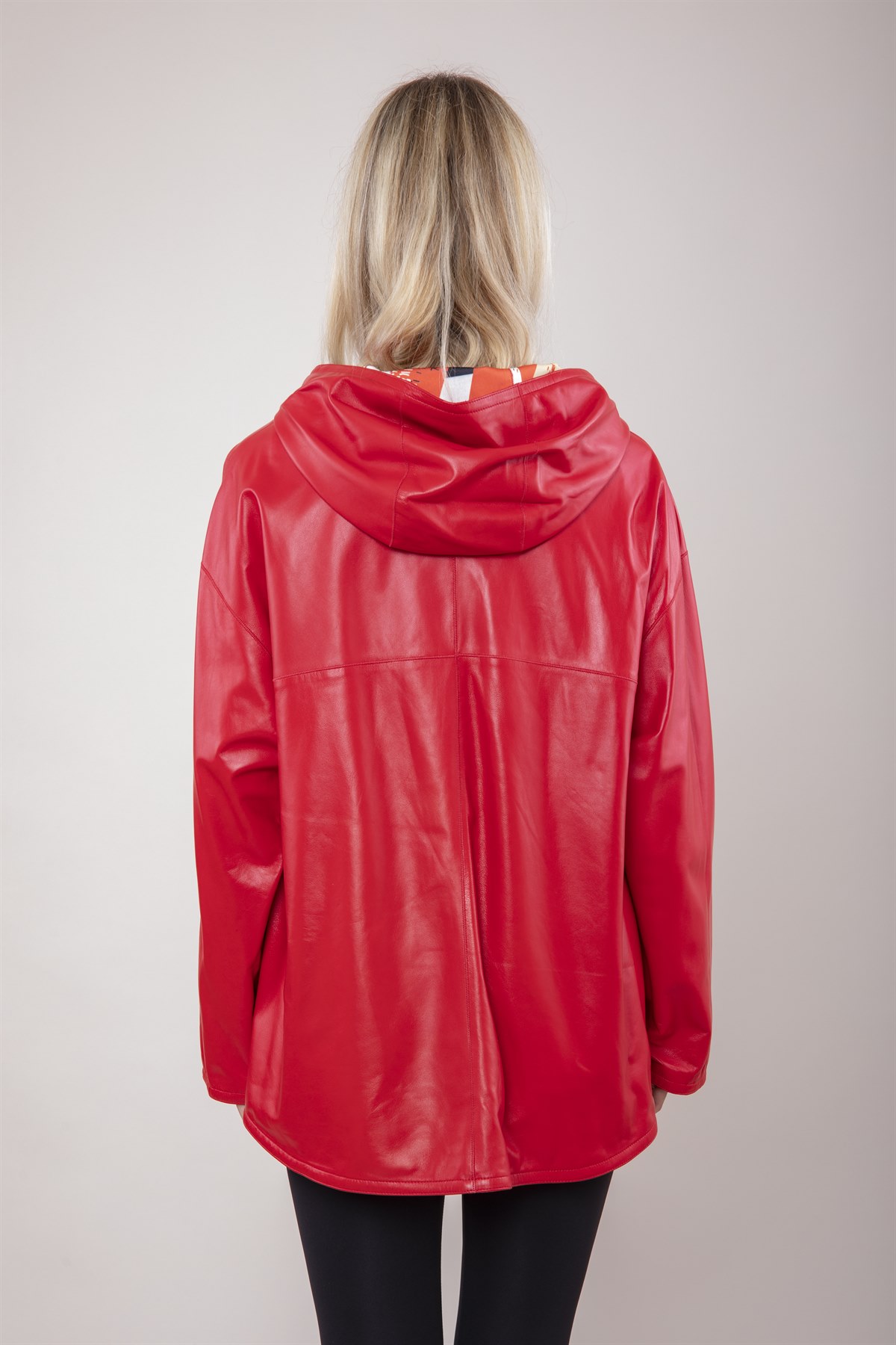 Picture of BESTDERI WOMEN'S RED LEATHER JACKET