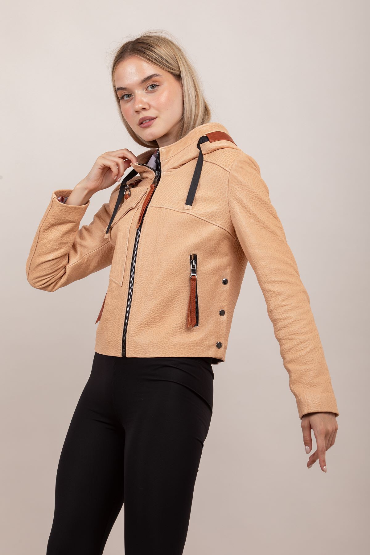 Picture of The best woman 622 leather jacket
