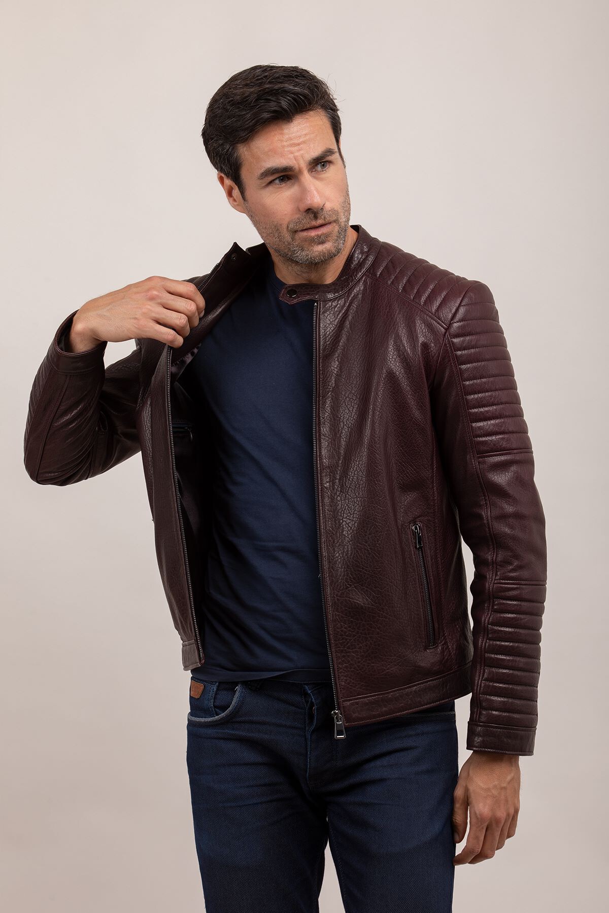 Picture of Men's Lava Leather Jacket