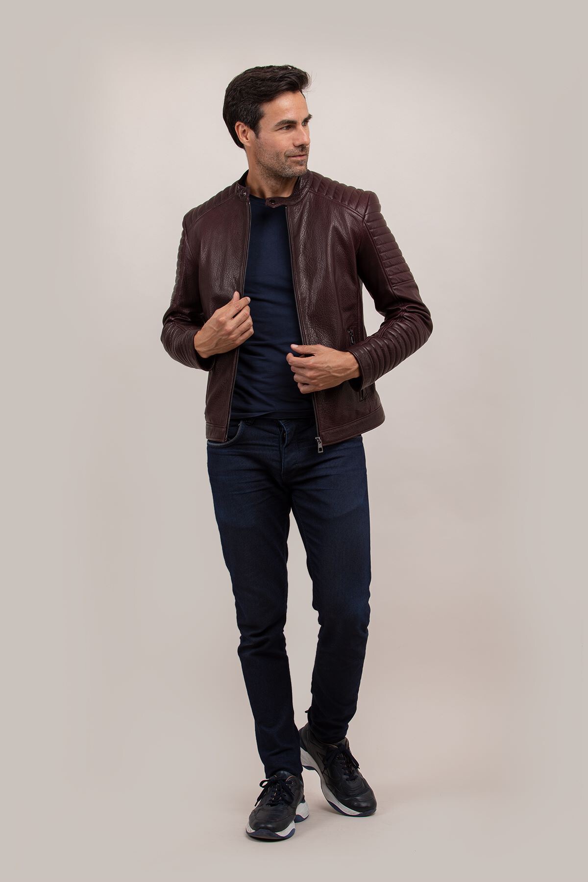 Picture of Men's Lava Leather Jacket