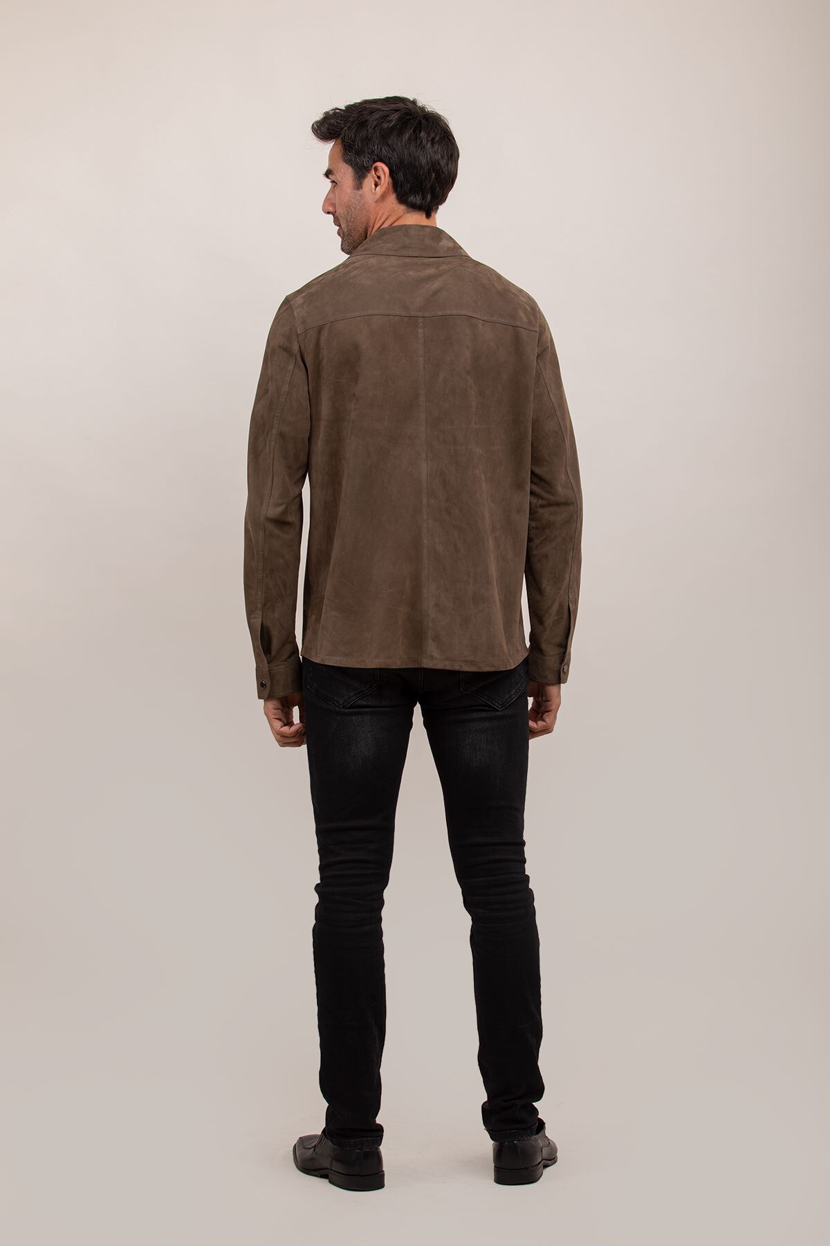 Picture of Men's Mink Leather Shirt