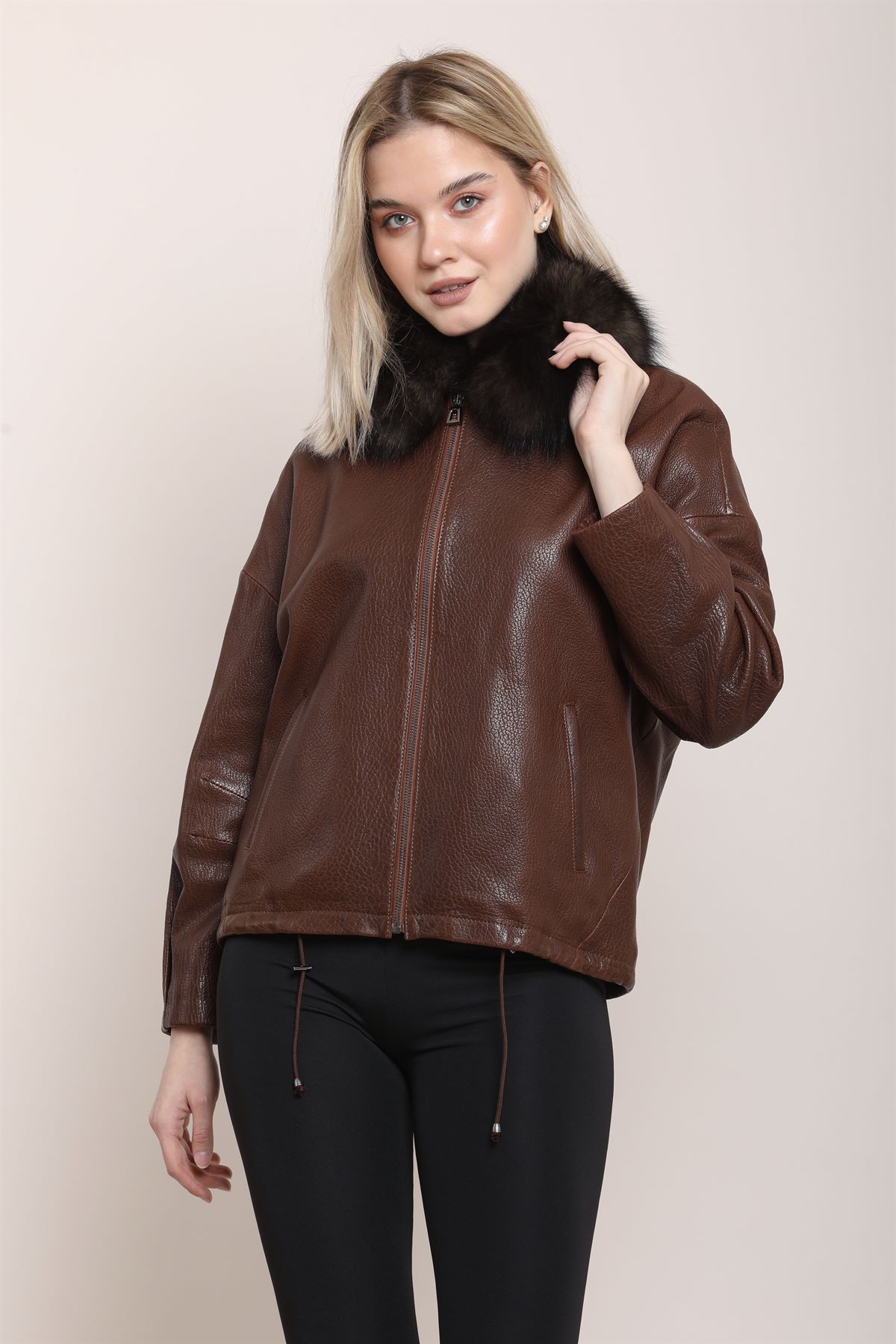 Picture of BESTDERI WOMEN HD-515 Leather Jacket