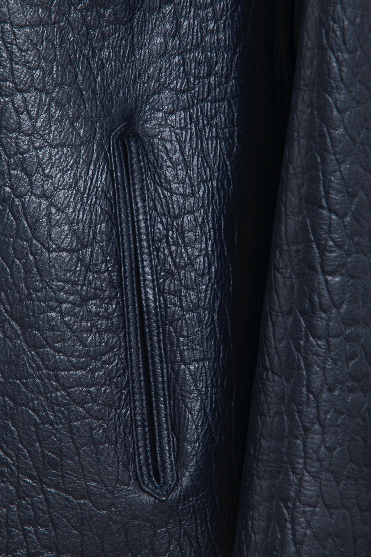 Resim Bestderi Kadın Lacivert Kürk Ceket