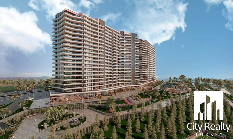 تصویر آپارتمان های لوکس با چشم انداز دریا در بیوک چکمجه استانبول