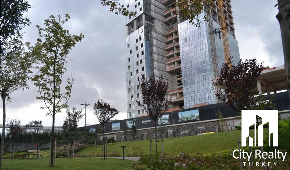 تصویر آپارتمان های مدرن در عمرانیه قسمت آسیایی استانبول