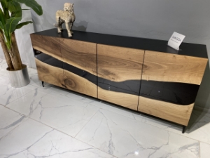 Picture of Walnut Black Sideboard