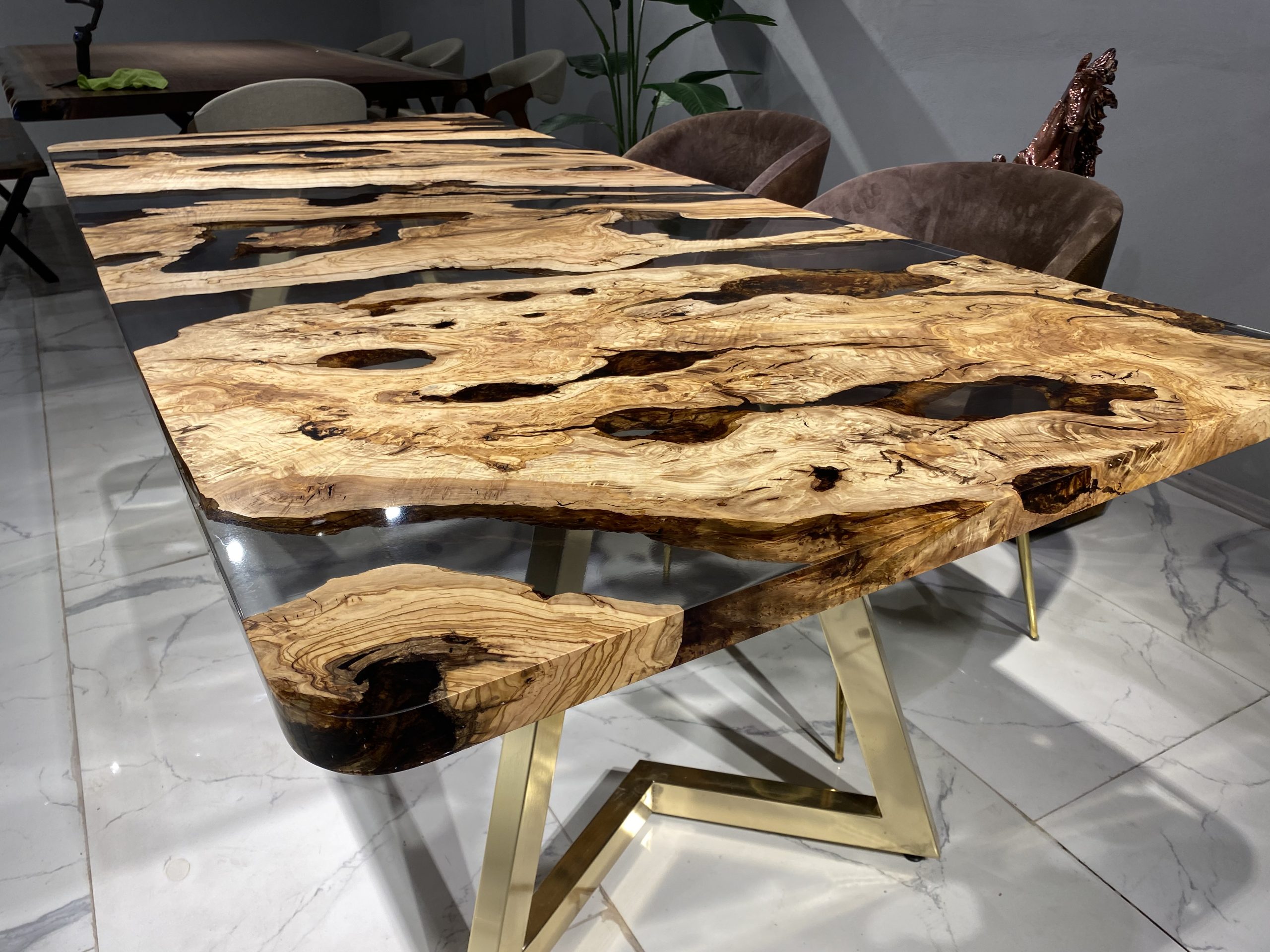 Picture of Space Olive Wood Table
