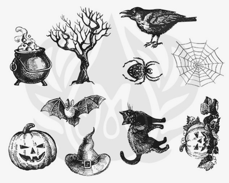 Picture of DESIGNER SILKSCREEN HALLOWEEN DSS-0118