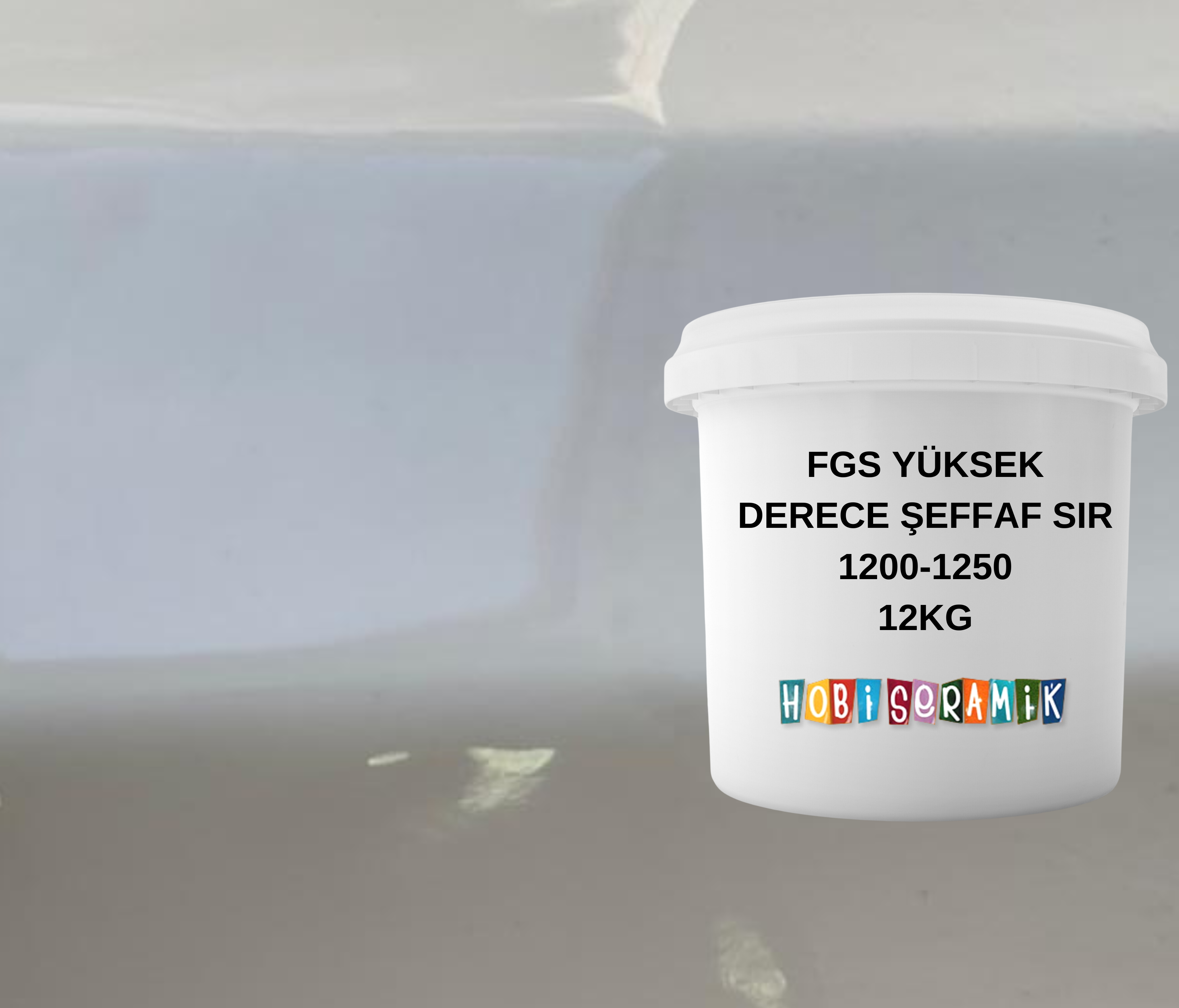 Picture of FGS 33 HIGHLY TRANSPARENT GLAZE 12 KG (1200-1240)