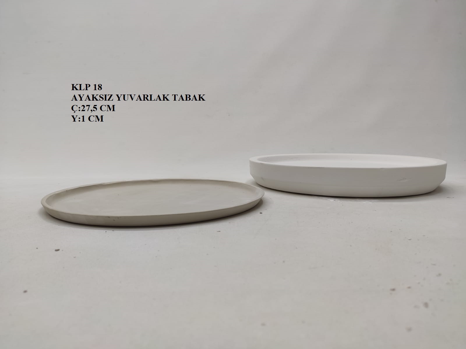 Picture of KLP 18 ROUND PLATE WITHOUT FOOT