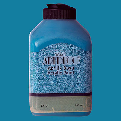 Picture of Artdeco Acrylic Paint 500Ml Butterfly Blue 3044