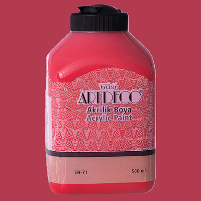 Picture of Artdeco Acrylic Paint 500Ml Red 3016