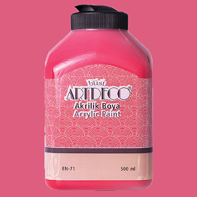 Picture of Artdeco Acrylic Paint 500Ml Fire Red 3015