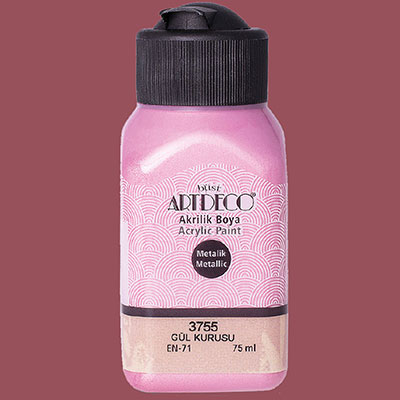 Picture of Artdeco Metallic Acrylic Paint 75Ml Dusty Rose 3755