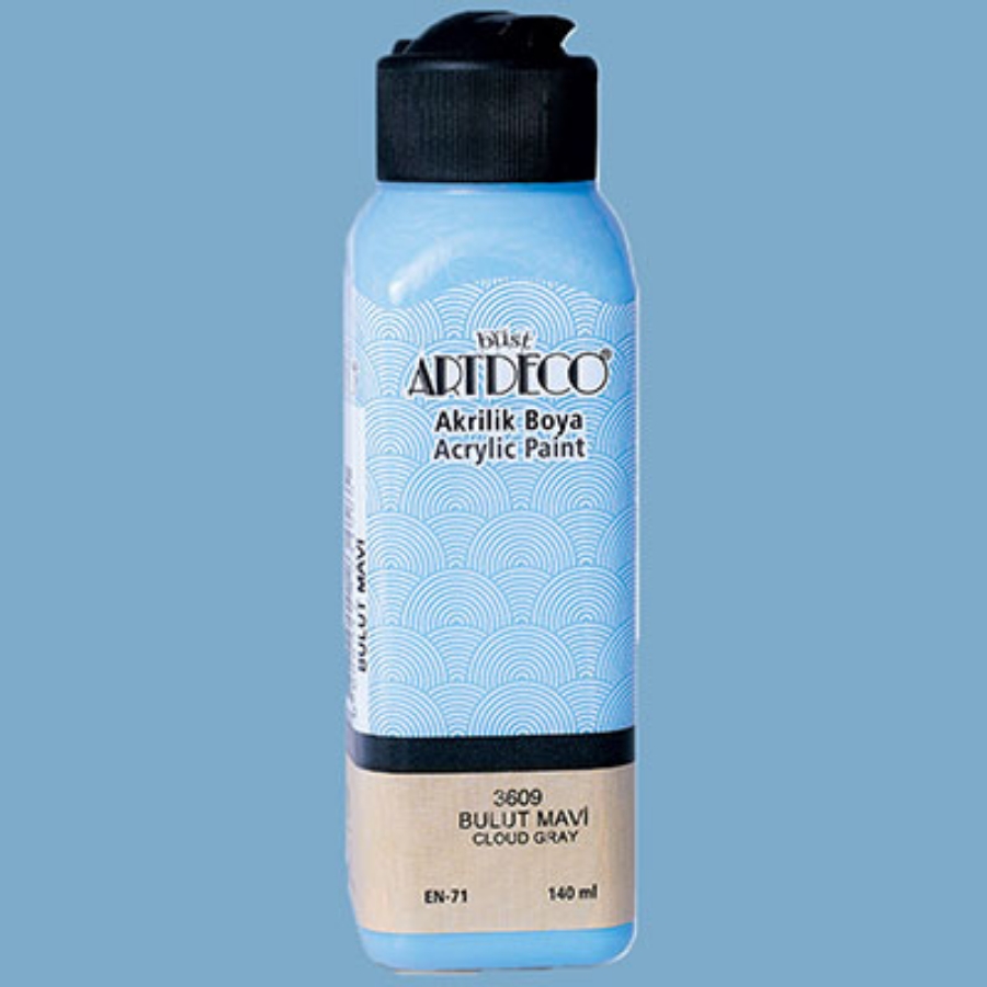 Resim  Artdeco Akrilik Boya 140Ml Bulut Mavi 3609