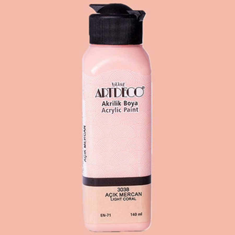 Picture of Artdeco Acrylic Paint 140Ml Light Coral 3038