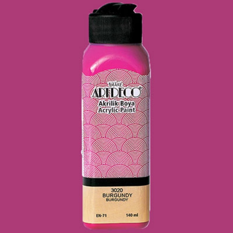 Picture of Artdeco Acrylic Paint 140Ml Burgundy 3020