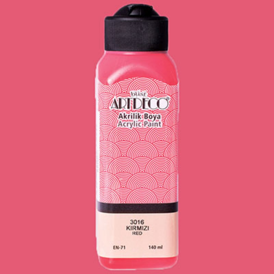 Picture of Artdeco Acrylic Paint 140Ml Red 3016