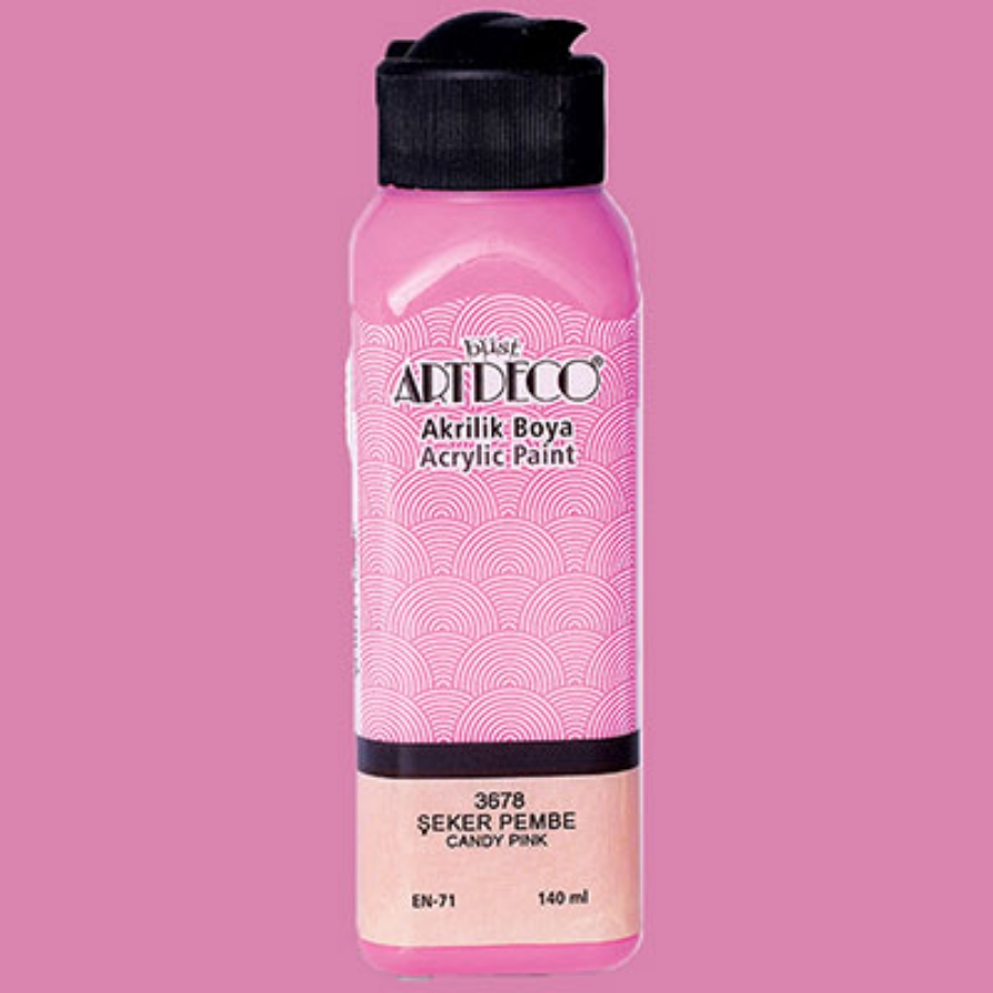 Picture of Artdeco Acrylic Paint 140Ml Candy Pink 3678