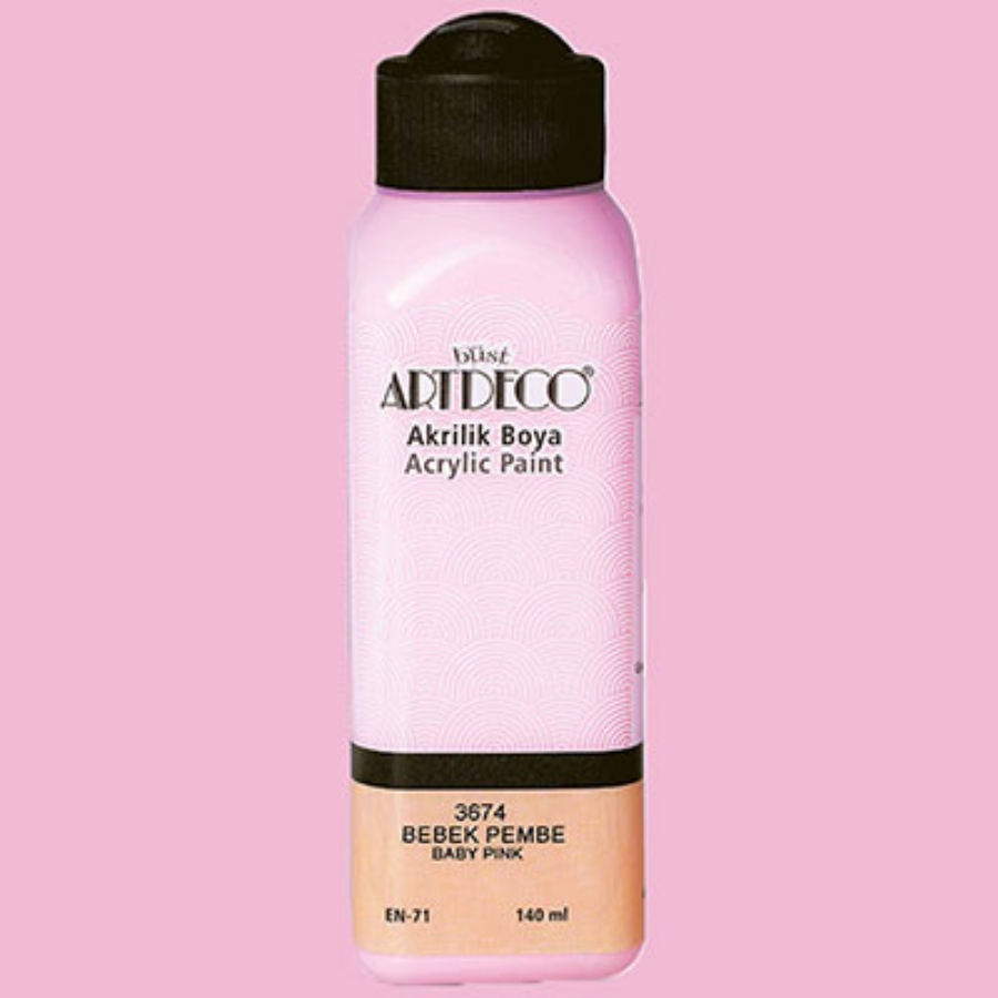 Picture of Artdeco Acrylic Paint 140Ml Baby Pink 3674