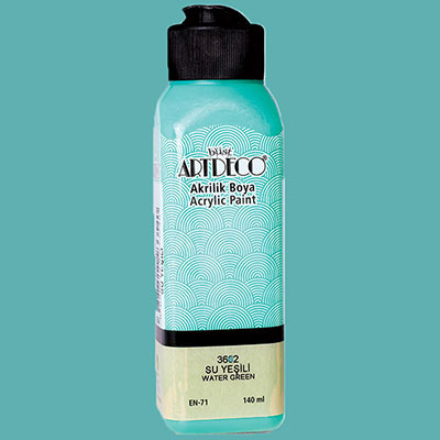 Picture of Artdeco Acrylic Paint 140Ml Water Green 3662