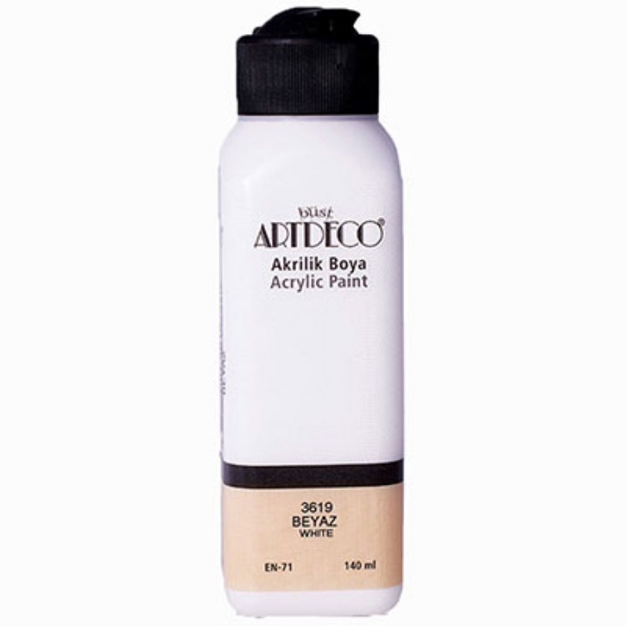 Resim Artdeco Akrilik Boya 140Ml Beyaz 3619