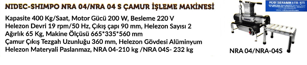 Resim Shımpo Nra 04 Çamur Makinesi