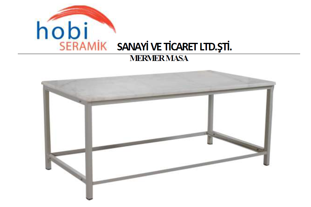 Picture of Marble Table (WRITE THE MEASUREMENT IN THE PRICE REQUEST) PRICE IS GIVEN ACCORDING TO THE SIZE