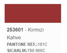 Resim 253601 Kırmızı Kahve Sır Üstü Dekor Boyası