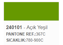 Resim 240101 Açık Yeşil Sır Üstü Dekor Boyası