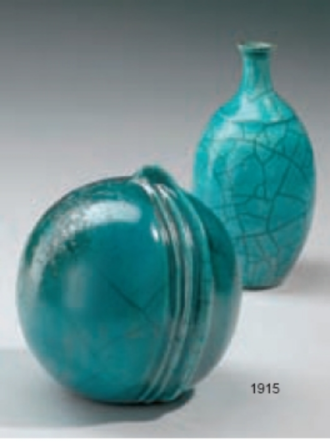 Picture of 1915 Raku Turkis Effect