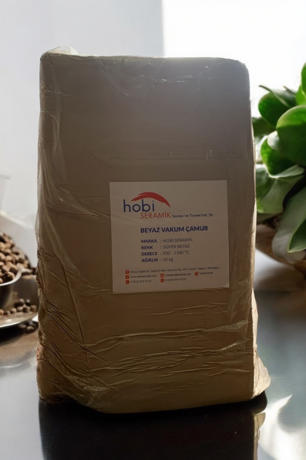 Resim BZY SÜPER BEYAZ VAKUM ÇAMUR 10KG