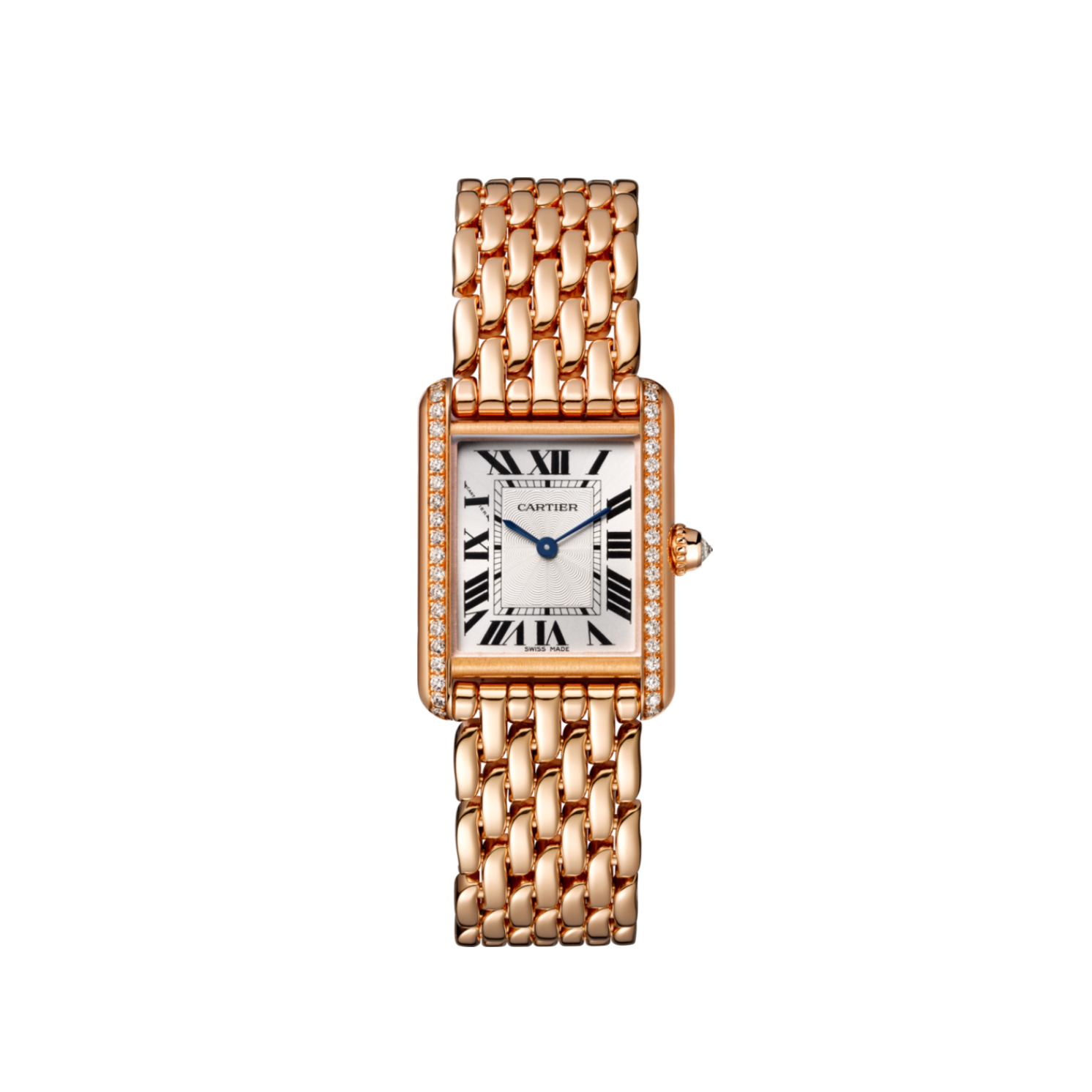 Resim TANK LOUISE CARTIER - PINK GOLD HAND-WOUND SMALL