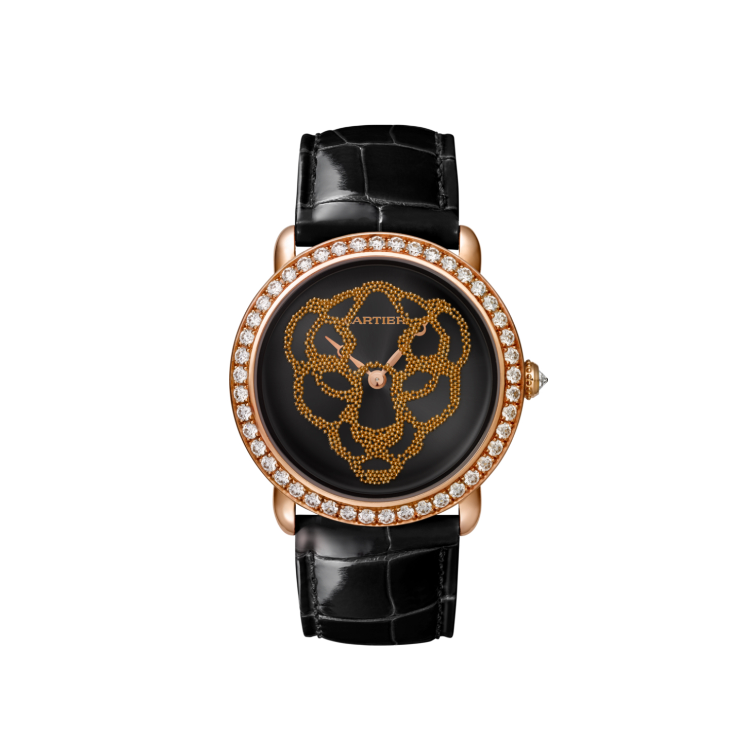 Picture of PANTHÈRE JEWELRY - PINK GOLD HAND-WOUND 37 MM