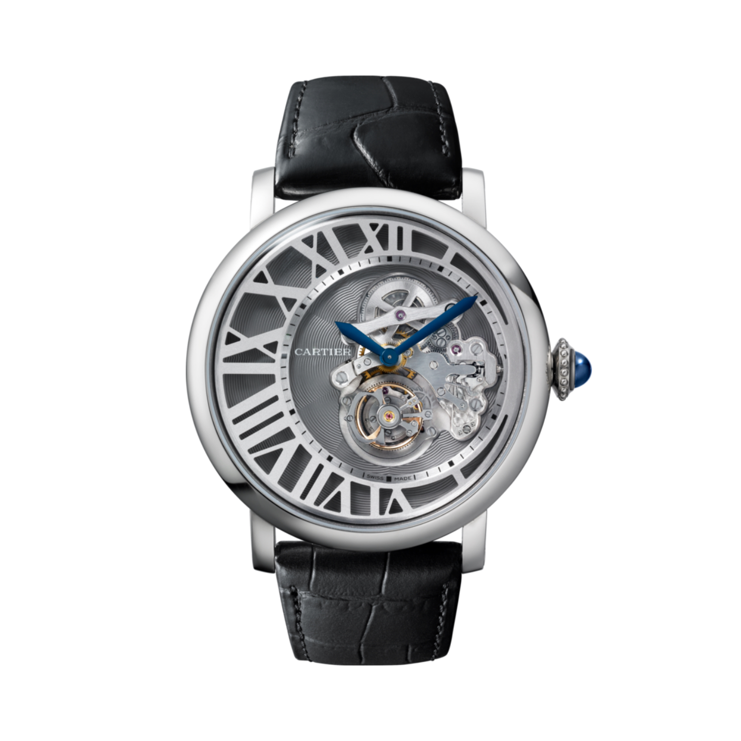 Picture of ROTONDE DE CARTIER FLYING TOURBILLON REVERSED DIAL - WHITE GOLD HAND-WOUND 46.2 MM