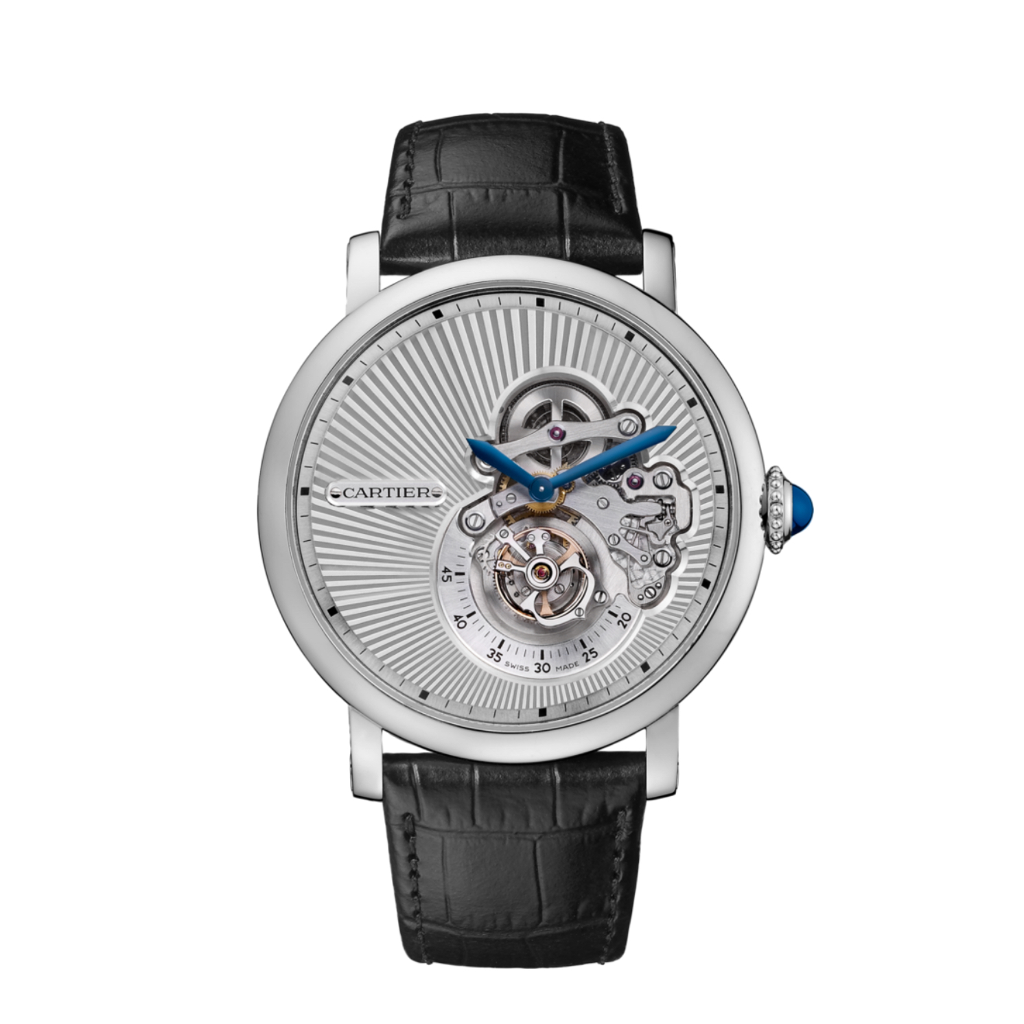 Picture of ROTONDE DE CARTIER FLYING TOURBILLON REVERSED DIAL - WHITE GOLD HAND-WOUND 46 MM