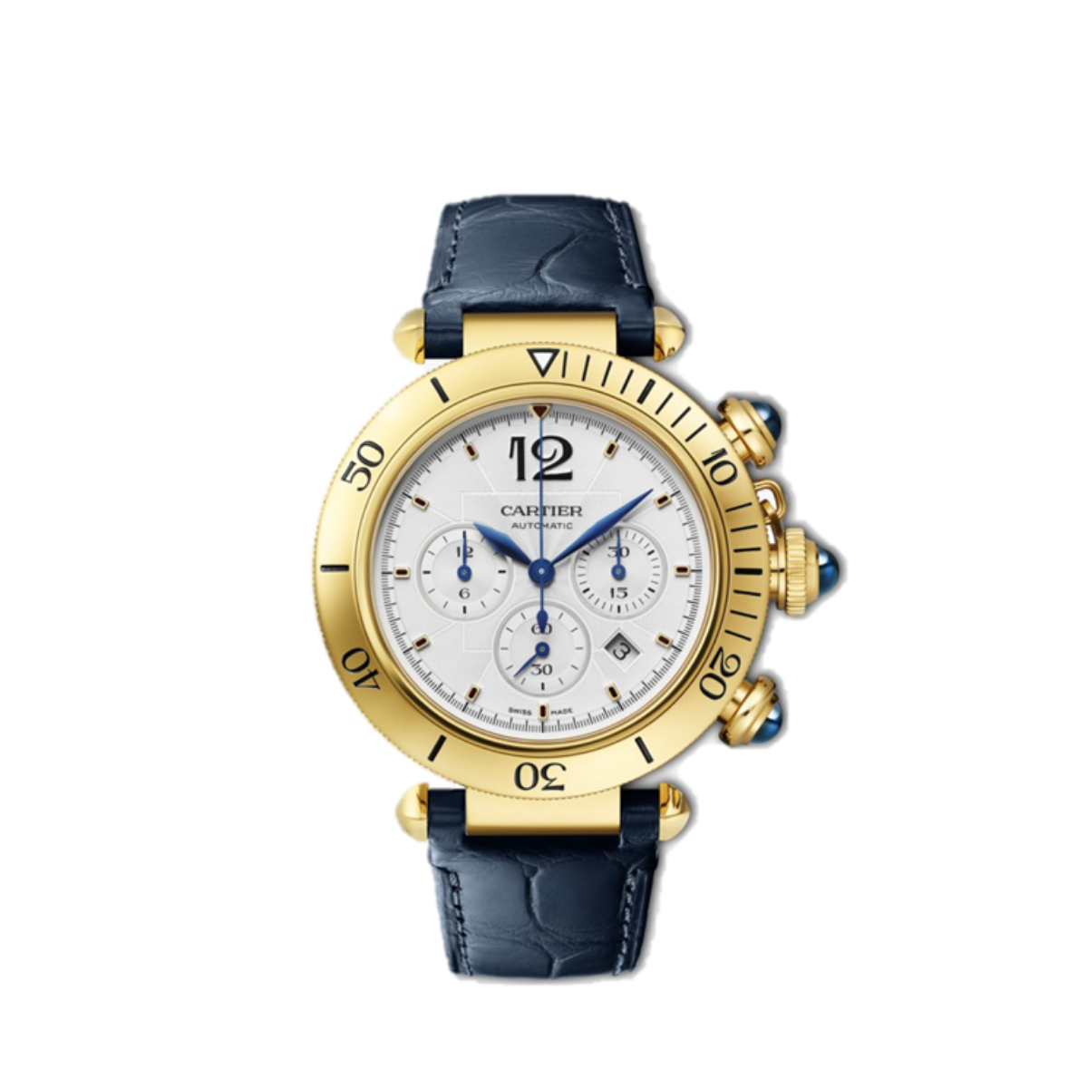 Picture of PASHA DE CARTIER - YELLOW GOLD AUTOMATIC 41 MM