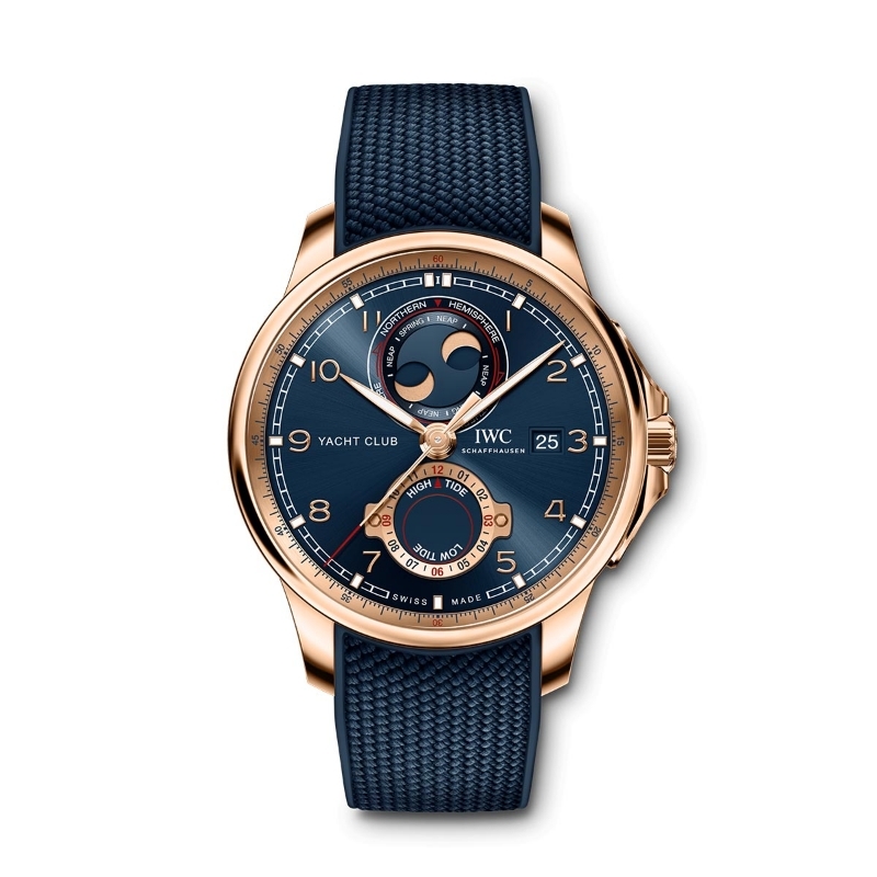 Picture of PORTUGIESER YACHT CLUB MOON & TIDE - ROSE GOLD AUTOMATIC 44.6 MM