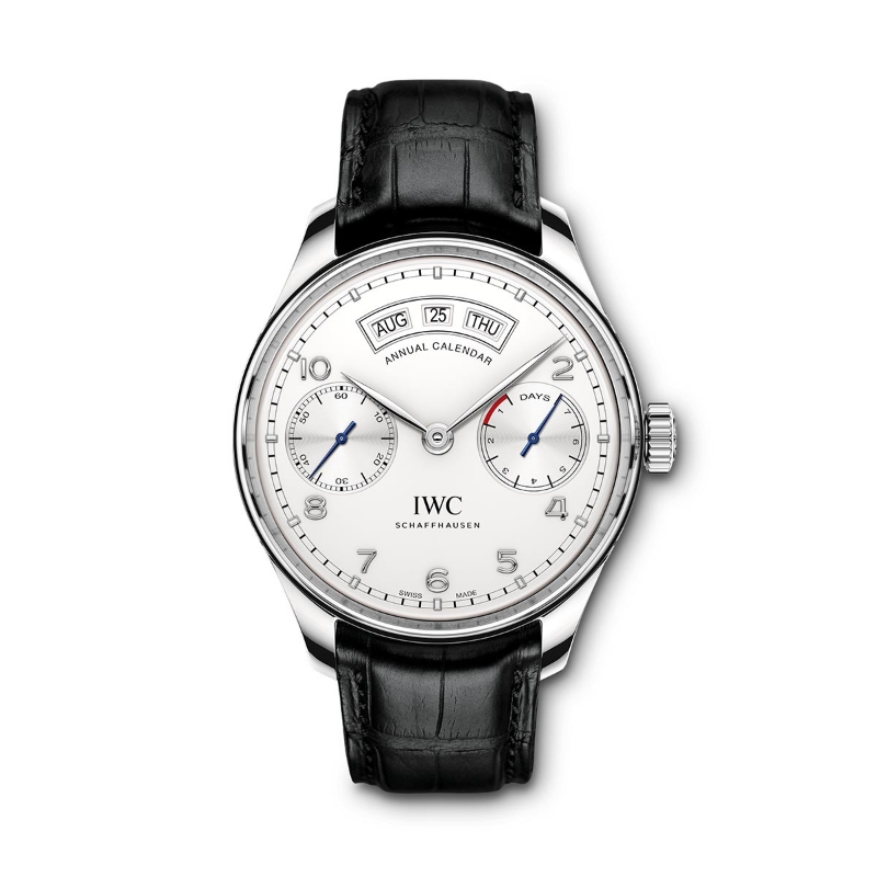 Picture of PORTUGIESER ANNUAL CALENDAR - STEEL AUTOMATIC 44.2 MM