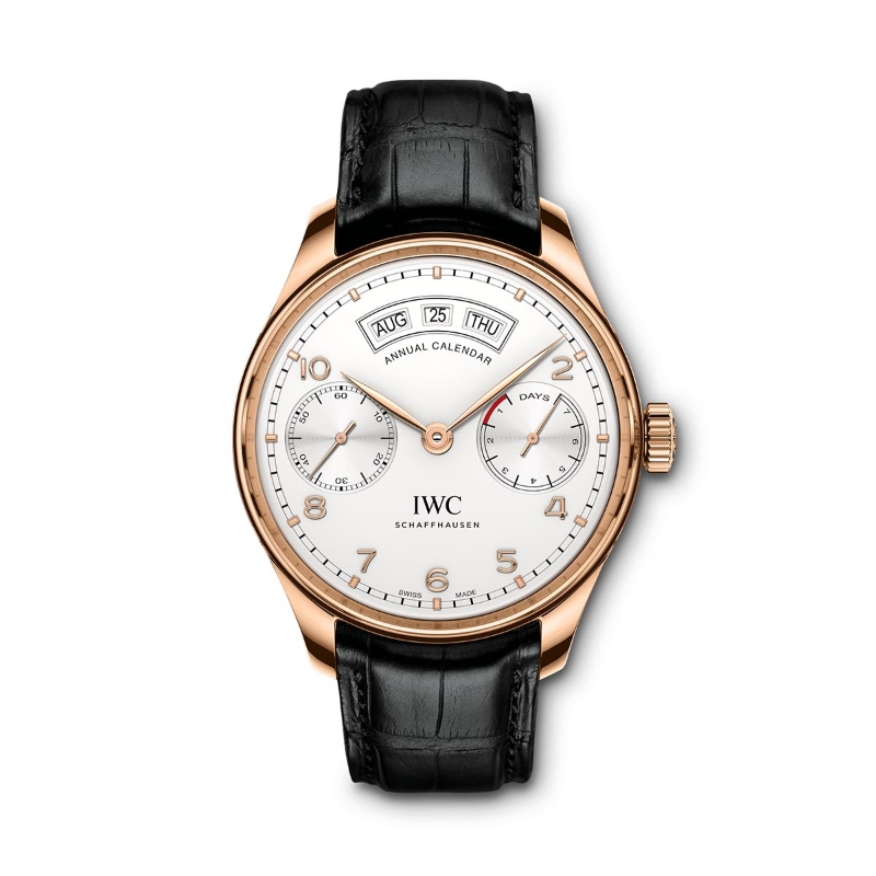 Picture of PORTUGIESER ANNUAL CALENDAR - ROSE GOLD AUTOMATIC 44.2 MM