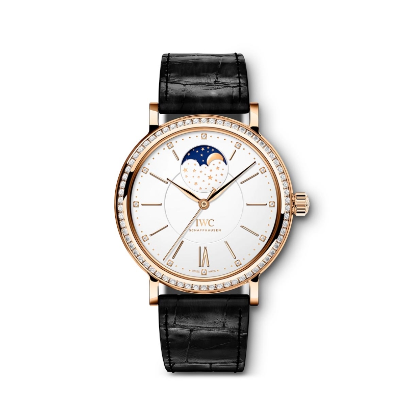 Picture of PORTOFINO MOON PHASE - ROSE GOLD AUTOMATIC 37 MM