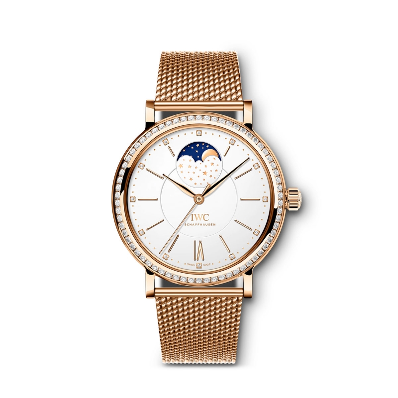 Picture of PORTOFINO MOON PHASE - ROSE GOLD AUTOMATIC 37 MM