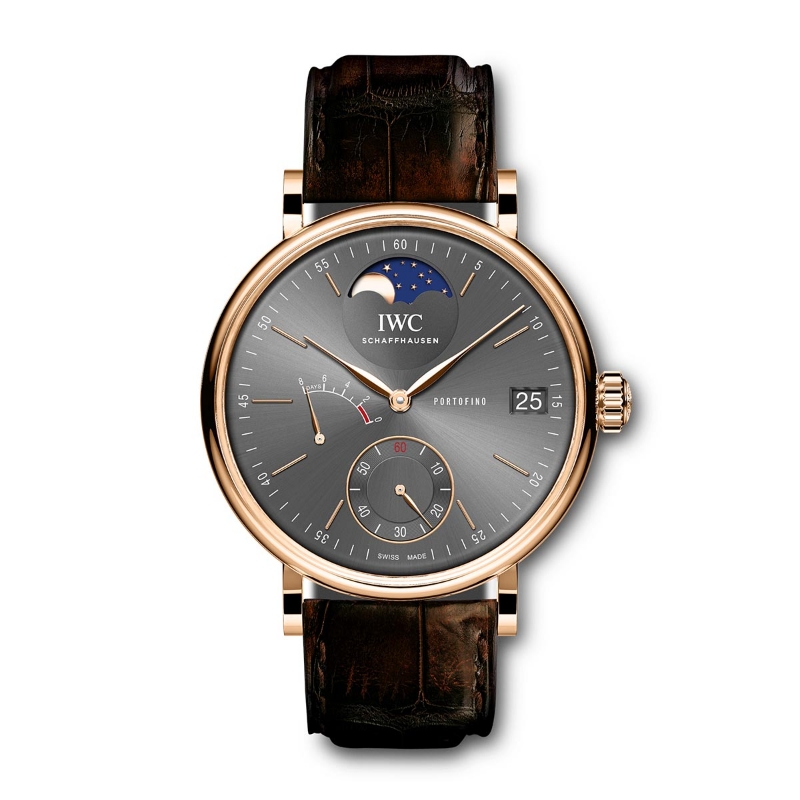 Picture of PORTOFINO MOON PHASE - ROSE GOLD HAND-WOUND 45 MM