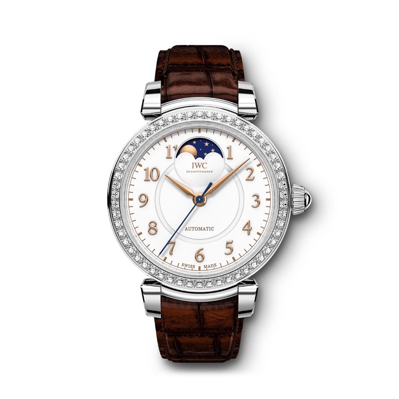 Picture of DA VINCI MOON PHASE - STEEL AUTOMATIC 36 MM