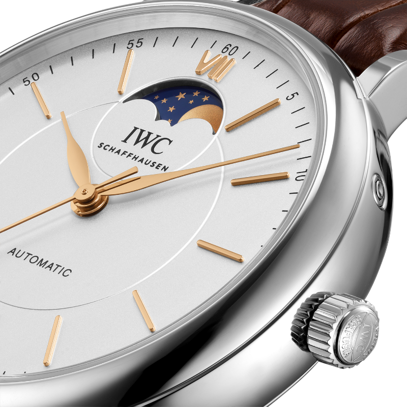 Picture of PORTOFINO AUTOMATIC MOON PHASE- STEEL 40 MM