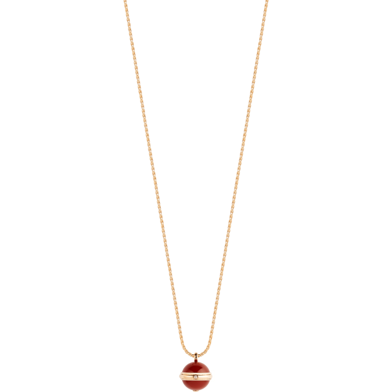 Picture of  PIAGET Rose Gold Carnelian Diamond Pendant