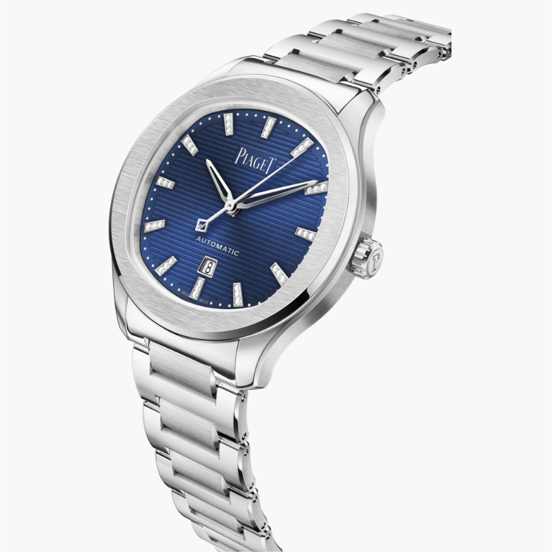 Resim PIAGET Automatic Steel Diamond Date Watch