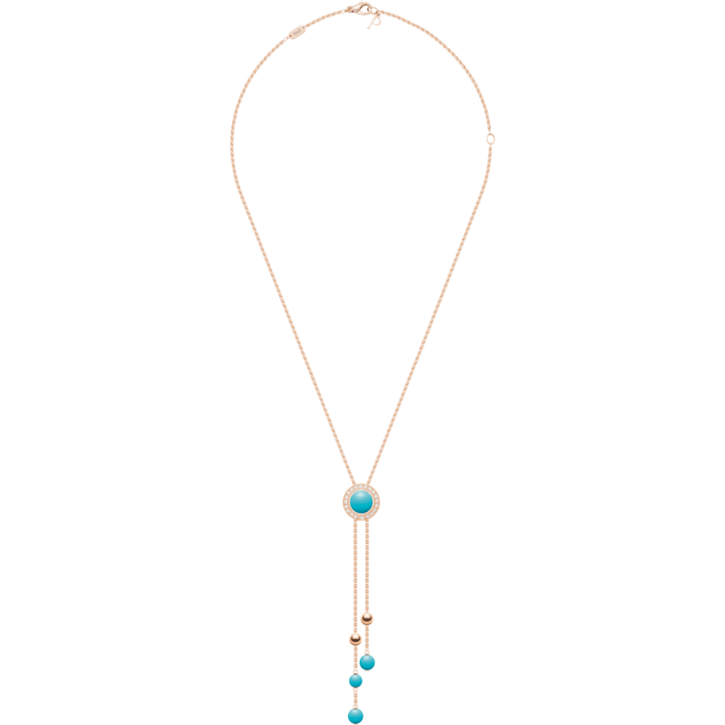 Resim PIAGET Possession Rose Gold Turquoise Diamond Pendant